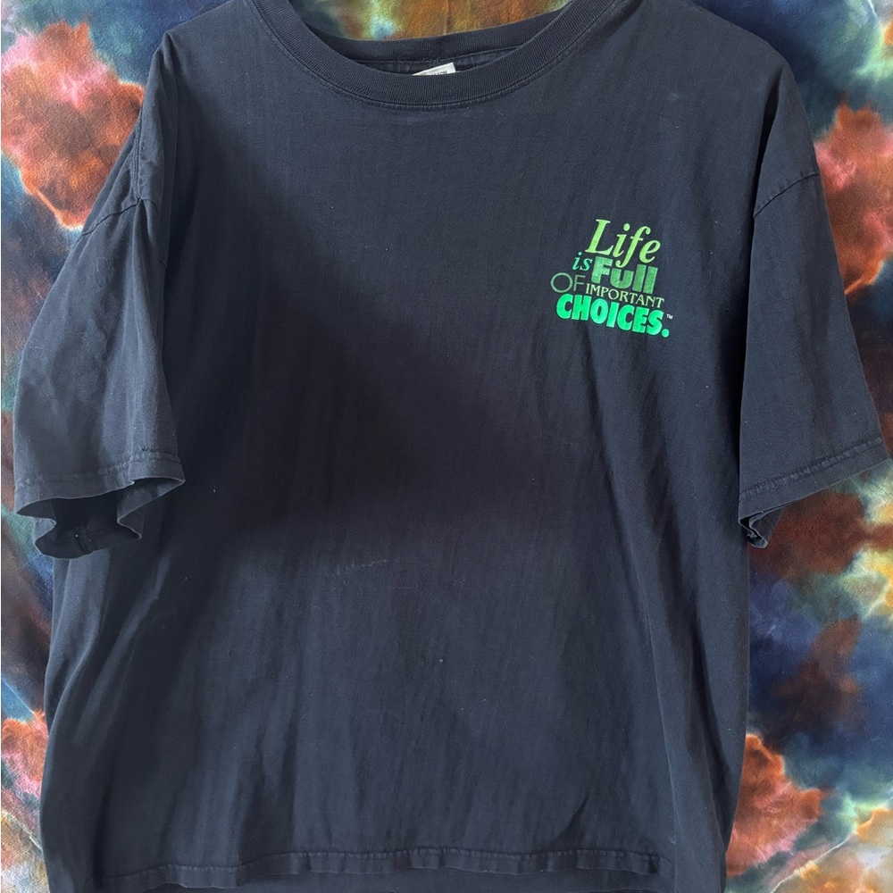 Mens Black Graphic T-Shirt